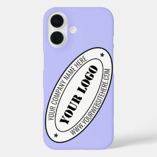 Custom Company Logo Text iPhone Case Template
