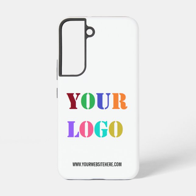 Custom Company Logo Text Your Business Gift Samsung Galaxy S22 Case (Back)