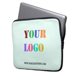 Custom Company Logo Website Business Laptop Sleeve
