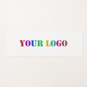 Custom Company Logo Yoga Mat - Choose Colours