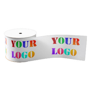 Custom Company Logo Your Business Promotion Ribbon Grosgrain Ribbon