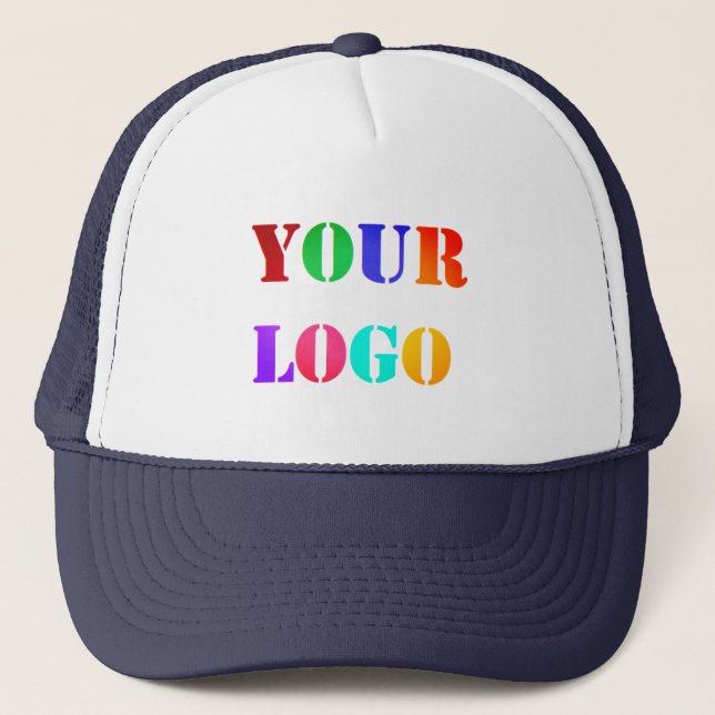 Custom Company Logo Your Business Trucker Hat (Front)