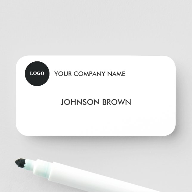 Custom Company Name Badge (In Situ)