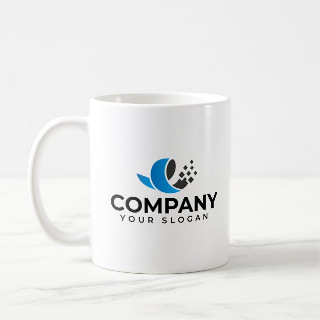 Custom Company promotional  Coffee Mug (Left)