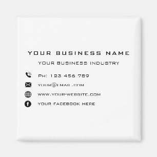 Custom Company Promotional Personalised Magnet