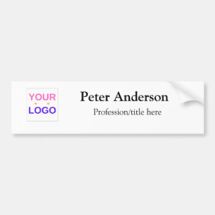 Custom company store business employee bumper sticker