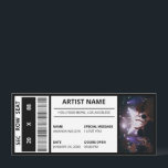 Custom Concert Ticket Gift Idea DIY Event Ticket Invitation<br><div class="desc">Custom Concert Ticket Gift Idea DIY Event Ticket Invitation</div>