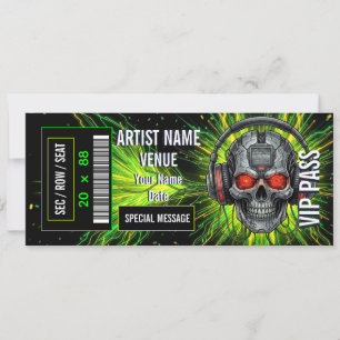 Custom Concert Ticket Gift Idea DIY Event Ticket Invitation