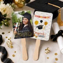 Custom Congrats Grad Modern Simple Preppy Photo