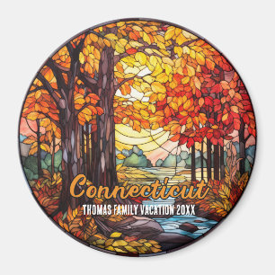 Custom Connecticut Vacation Souvenir  Magnet