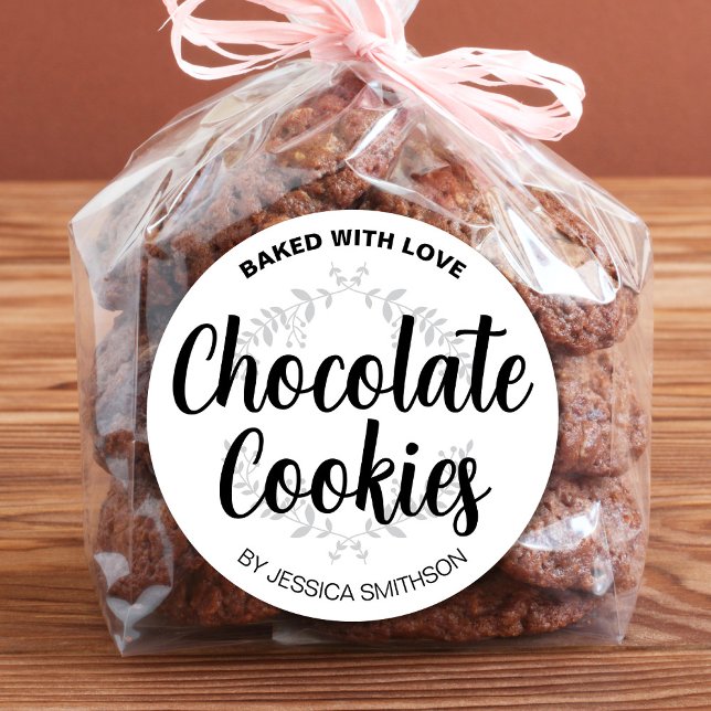 Custom Cookie Homemade label HM001rd (Creator Uploaded)