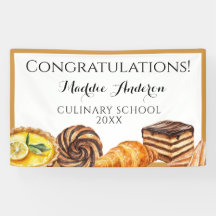 Custom Cooking School Graduation Party