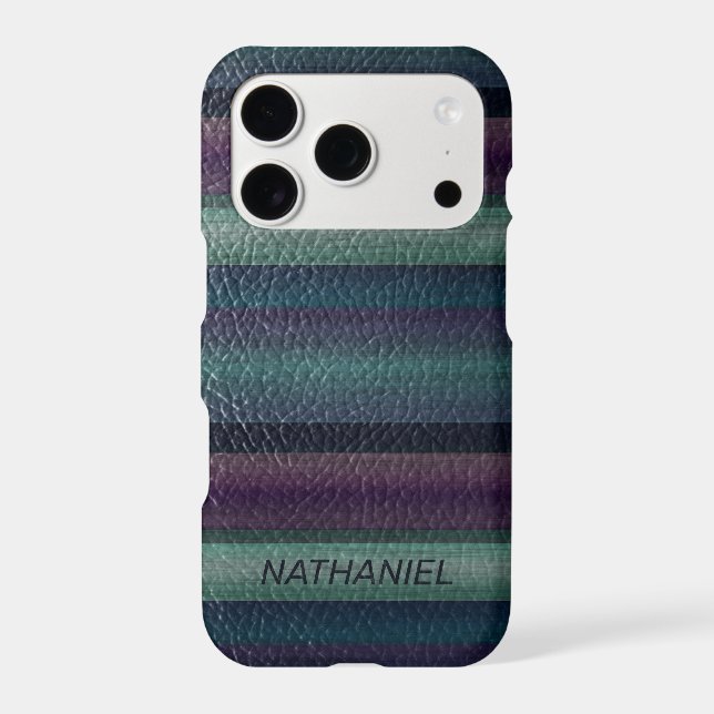 Custom Cool Artistic Modern Art Stripes Pattern (Back)