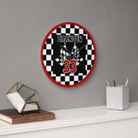 Custom Cool Black And White Chequered Flag Pattern