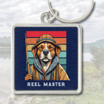 Custom Cool Dog Retirement Gifts for Fisherman Dad