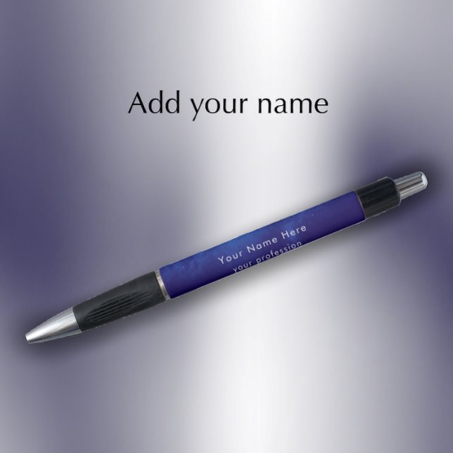 Custom Cool Modern Nebula Business Promotional (Add your name and custom text for a unique modern business promotional gift pen.

)