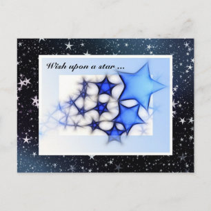 Custom Cool Stars Design Postcard