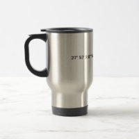 Custom Coordinate GPS Mug