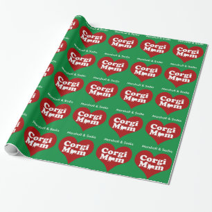 Custom Corgi Mum Christmas Wrapping Paper