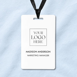 Custom Corporate Business Logo Employee Security ID Badge
