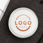 Custom Corporate Business Logo Employee Staff Lapel Pin<br><div class="desc">Create your own custom branded lapel pins, personalised with your company logo. Wearing promotional lapel pins with your business logo at trade shows and other corporate events help others recognise members of your company while also an elegant and professional way to promote your brand. Your employees and co-workers can wear...</div>