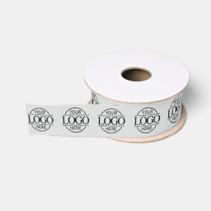 Custom Corporate Business Logo Marketing Branded Grosgrain Ribbon