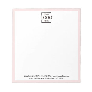 Custom Corporate Business Logo Modern Professional Notepad