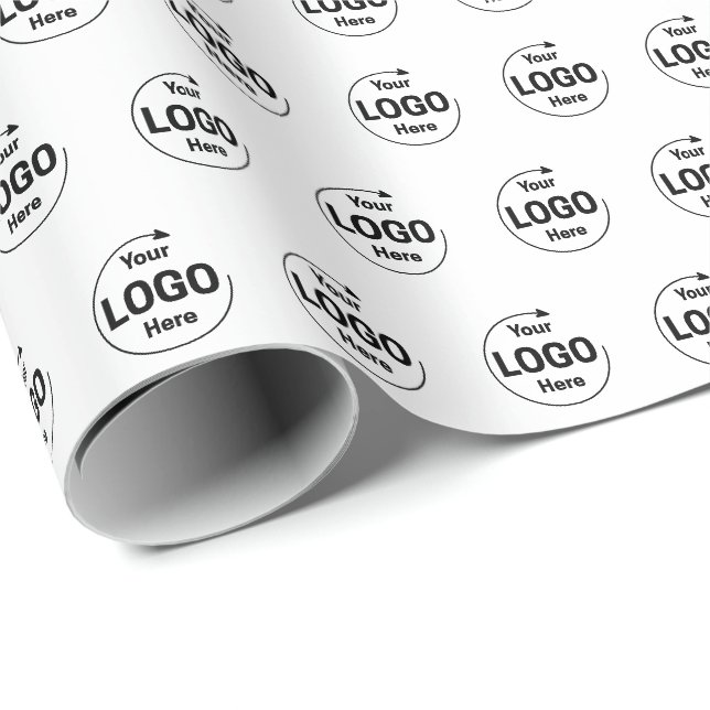 Custom Corporate Business Logo Wrapping Paper (Roll Corner)