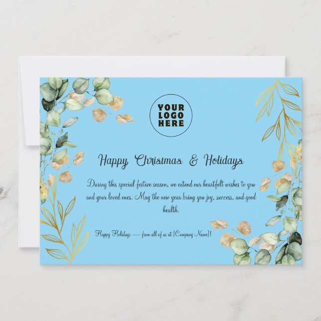 Custom Corporate Christmas Greeting Card 2025 (Front)