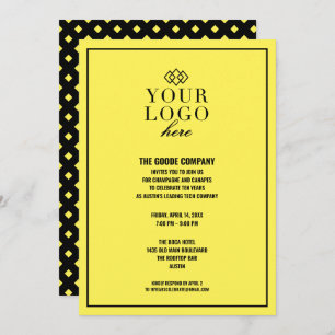Custom Corporate Company Event Party Invitation