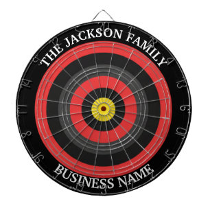 Custom Corporate Dartboard Business Name