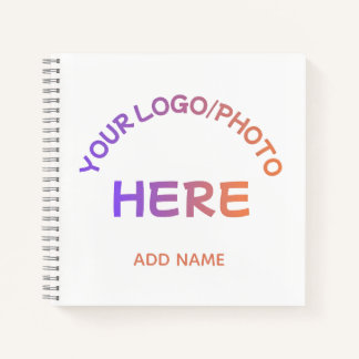 Custom Corporate Logo Name Black Hardcover Noteboo Notebook