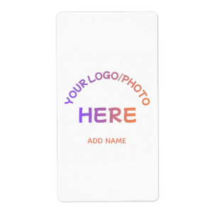 Custom Corporate Logo Name Business Shipping Label