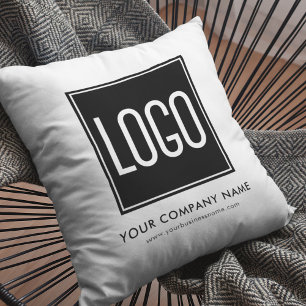 Custom Corporate Logo Pillow for Business Branding