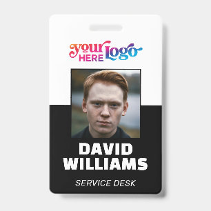 Custom CorporateBadge Employee/Event ID with Photo Badge