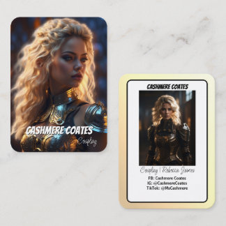 Custom Coscards | Minimalist Cosplay Trading Cards