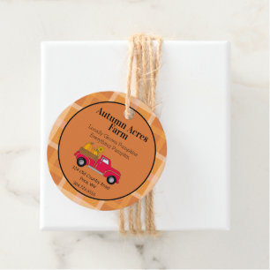 Custom Country Autumn Fall Farm Hang Tags