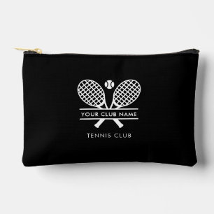 Custom Country Club Name Tennis Rackets Icon Accessory Pouch