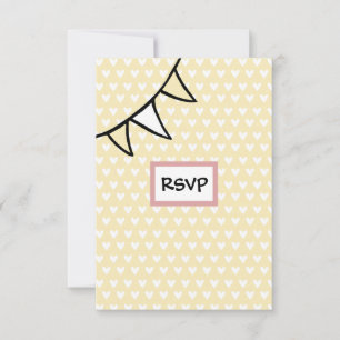 Custom Country Wedding Tractor RSVP Card