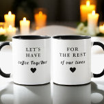 Custom Couple Coffee Mug | Mr Mrs Wedding Gift<br><div class="desc">Custom Funny Mr Mrs Mugs,  Custom Couple Coffee Mug,  Unique Wedding Gift,  His and Hers Gift,  Coffee Lovers,  Engagement Bride and Groom Christmas Gift</div>