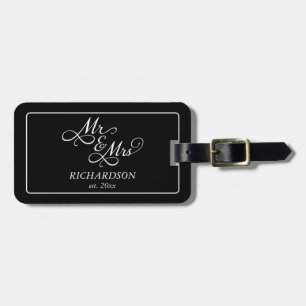 Custom Couple Luggage Tag