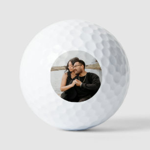 Custom Couple Photo Keepsake Golf Balls