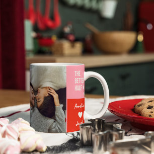 Custom Couple Photo Mug with Names Love Mug