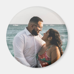 Custom Couple Photo Personalized Magnet