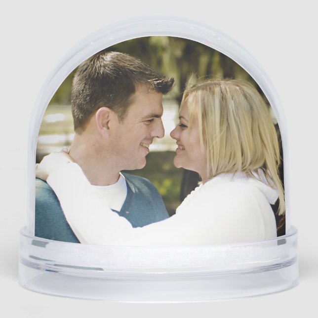 Custom Couple Photo Snowglobe (Front)