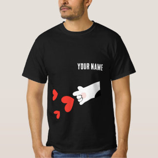 Custom Couple Set Love Beam T-Shirt