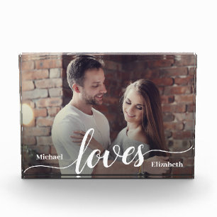 Custom Couples Photo Love Script