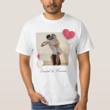 Custom Couples Photo Name Text Personalised
