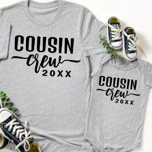 Custom Cousin Crew 20XX Baby Bodysuit