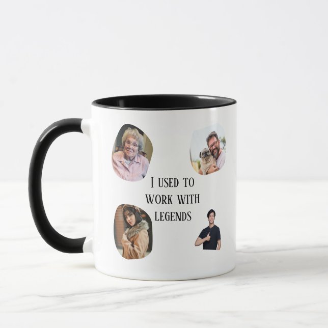 Custom Coworker Farewell Mug with photo (Left)